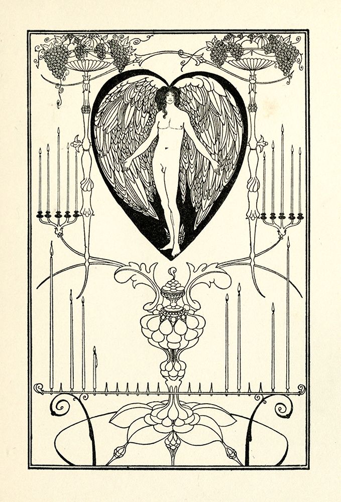 The Mirror of Love art print by Aubrey Beardsley for $57.95 CAD