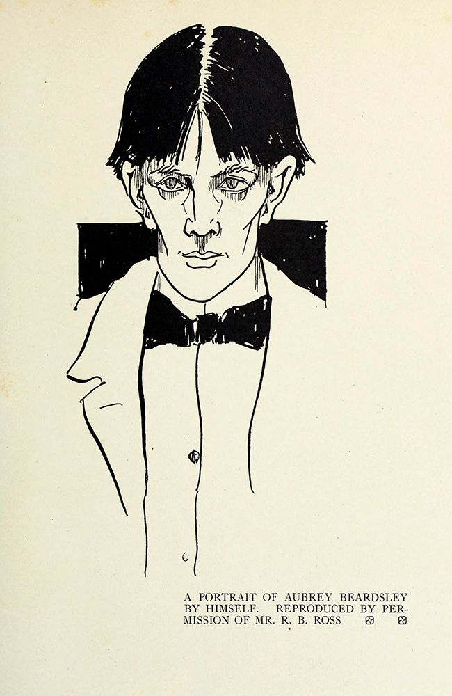 Self-portrait 1918 art print by Aubrey Beardsley for $57.95 CAD