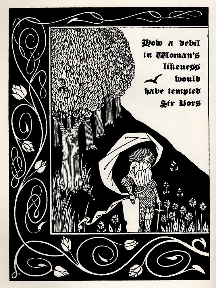 Morte DArthur 1893 - Devil as Women 1 art print by Aubrey Beardsley for $57.95 CAD
