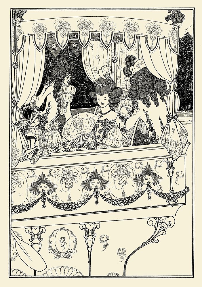 Rape of the Lock 1896 - The Barge art print by Aubrey Beardsley for $57.95 CAD