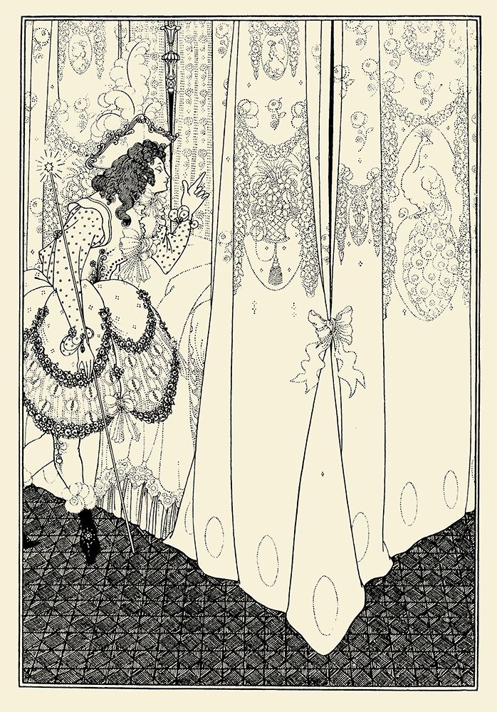 Rape of the Lock 1896 - The Dream art print by Aubrey Beardsley for $57.95 CAD