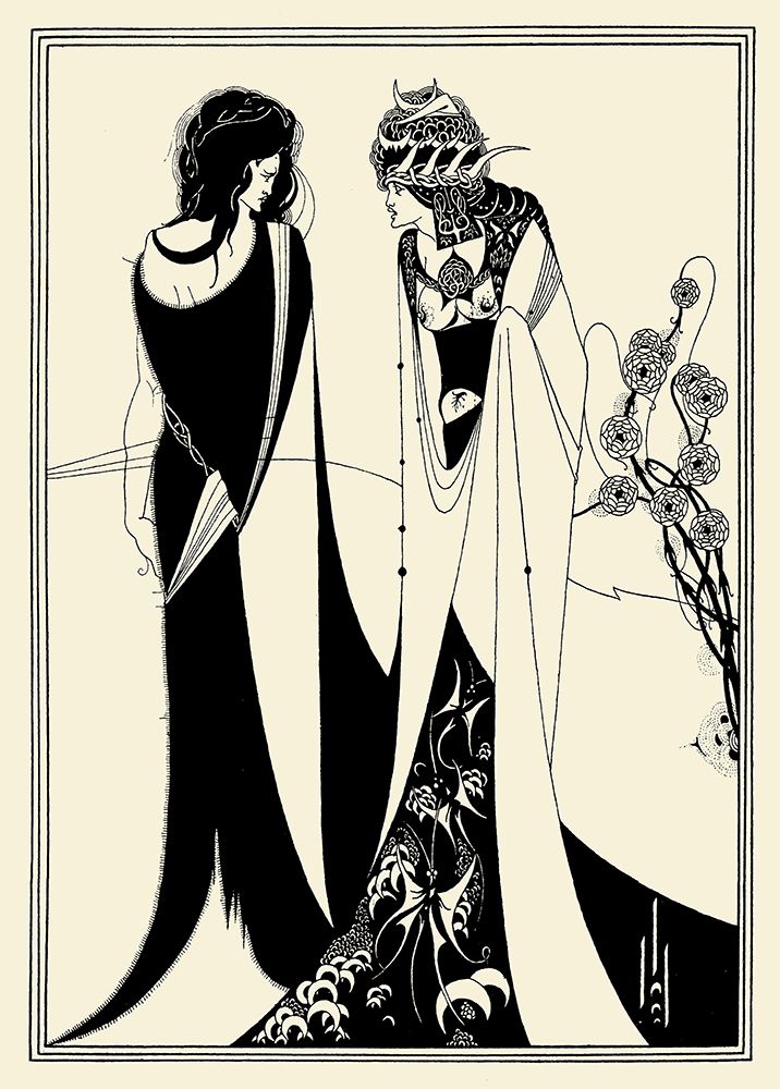 Salome 1894 - John and Salome art print by Aubrey Beardsley for $57.95 CAD