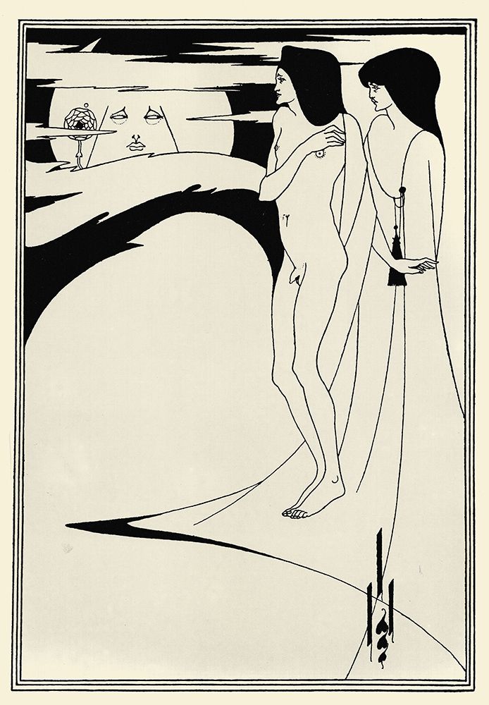 Salome 1894 - Woman in the Moon art print by Aubrey Beardsley for $57.95 CAD