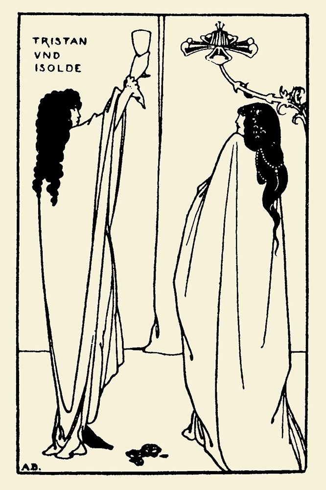 Savoy 1896 Vol.7 - Tristan and Isolde art print by Aubrey Beardsley for $57.95 CAD