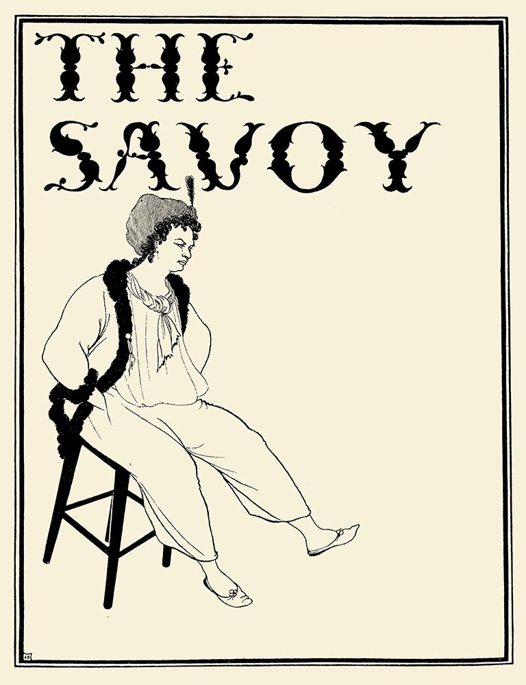 Savoy 1896 Vol.8 - Cover Design art print by Aubrey Beardsley for $57.95 CAD