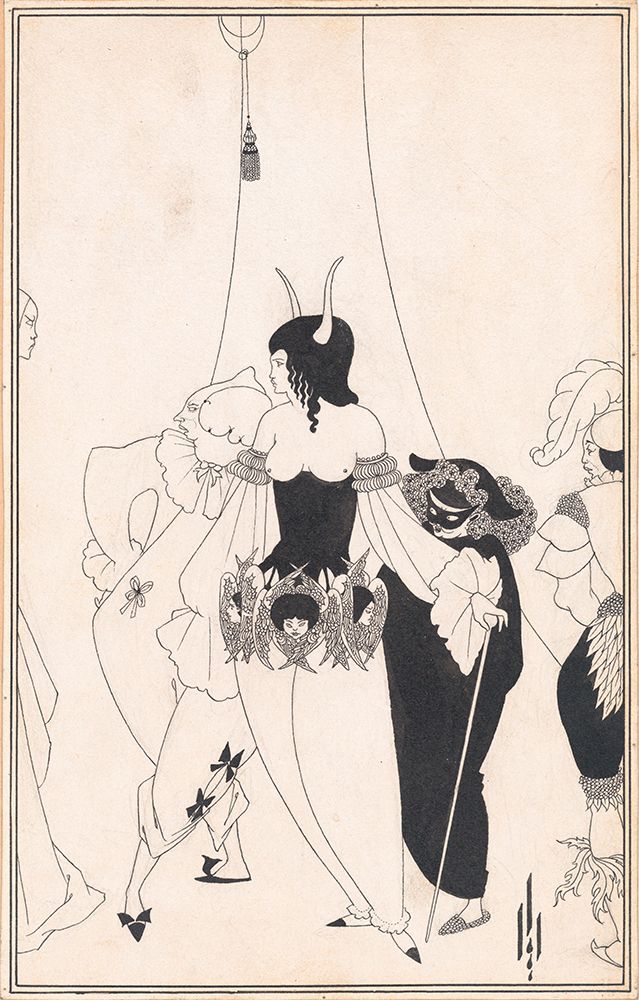 Tales of Mystery 1894 - Masque of Red Death art print by Aubrey Beardsley for $57.95 CAD