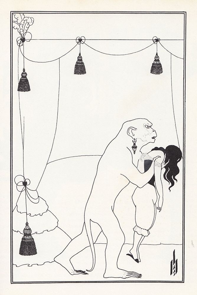 Tales of Mystery 1894 - Murders in Rue Morgue art print by Aubrey Beardsley for $57.95 CAD