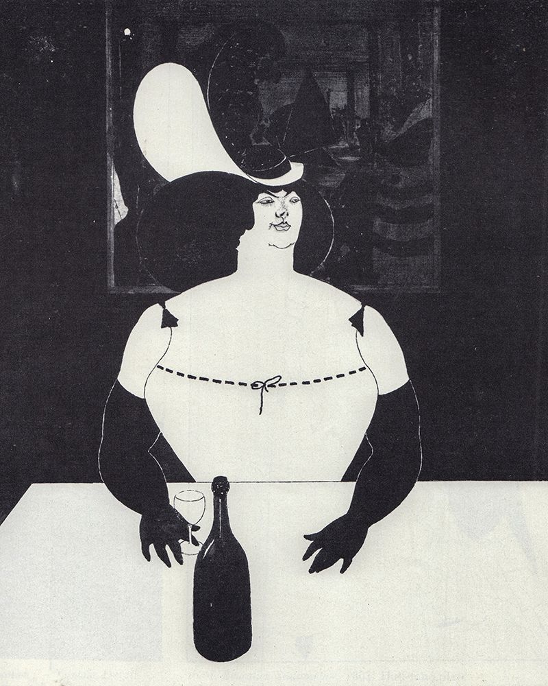 To-day 1894 - The Fat Woman art print by Aubrey Beardsley for $57.95 CAD
