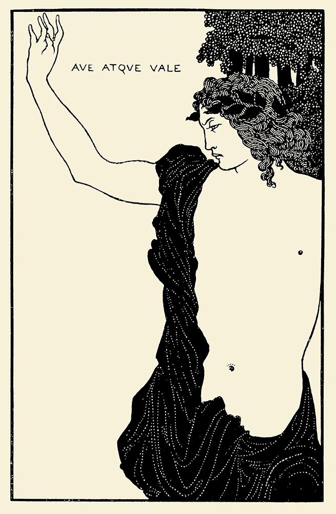 Under the Hill 1903 - Ave Atque Vale art print by Aubrey Beardsley for $57.95 CAD