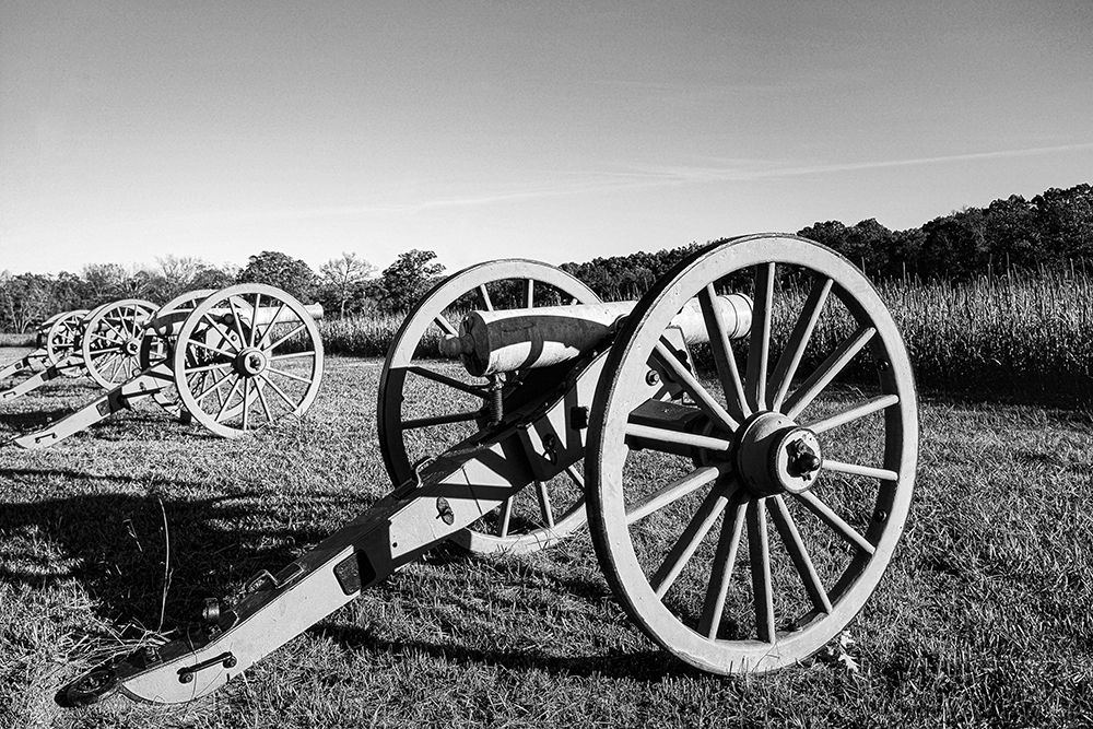 Cannons at Shiloh National Military Park Tennessee art print by Tennessee Picture Archive for $57.95 CAD