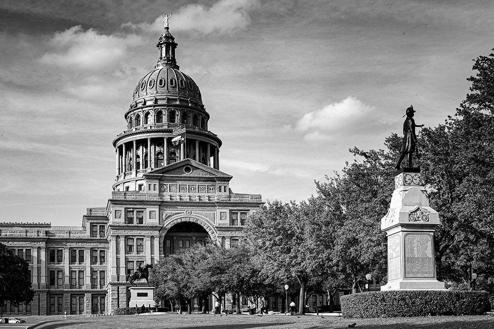 The Texas state Capitol in Austin art print by Carol Highsmith for $57.95 CAD
