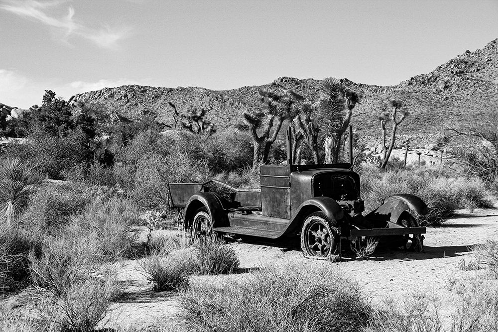 Abandoned Truck in the Desert art print by Vintage Photo Archive for $57.95 CAD