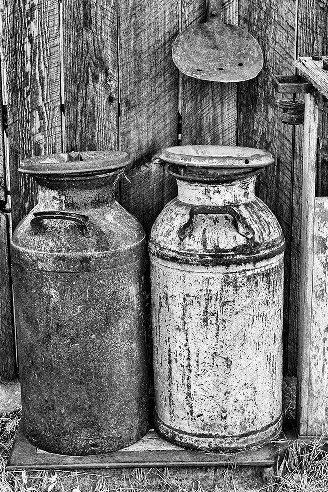 Milk Churns art print by Vintage Photo Archive for $57.95 CAD