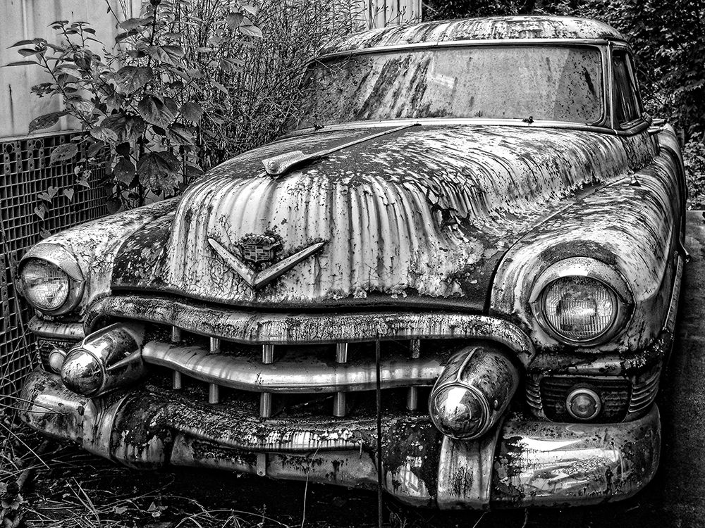Rusty Classic Car art print by Vintage Photo Archive for $57.95 CAD