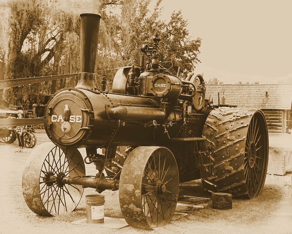 Steam Engine in Sepia art print by Vintage Photo Archive for $57.95 CAD