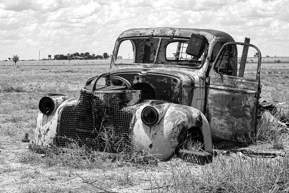 Vintage Car in Field art print by Vintage Photo Archive for $57.95 CAD