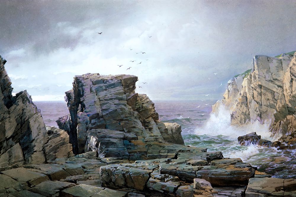 A Rocky Coast art print by Alpenglow Workshop for $57.95 CAD