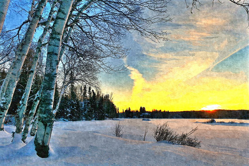 End of a Winter Day art print by Alpenglow Workshop for $57.95 CAD