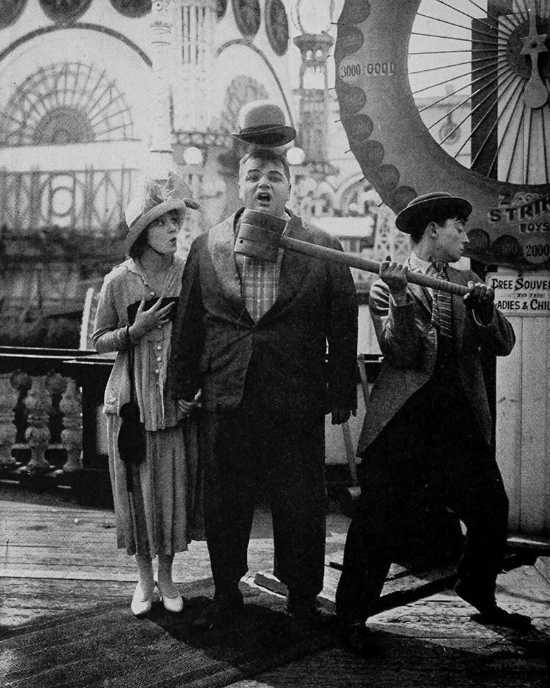 Alice Mann, Roscoe Arbuckle, Buster Keaton, Coney Island art print by Vintage Hollywood Archive for $57.95 CAD