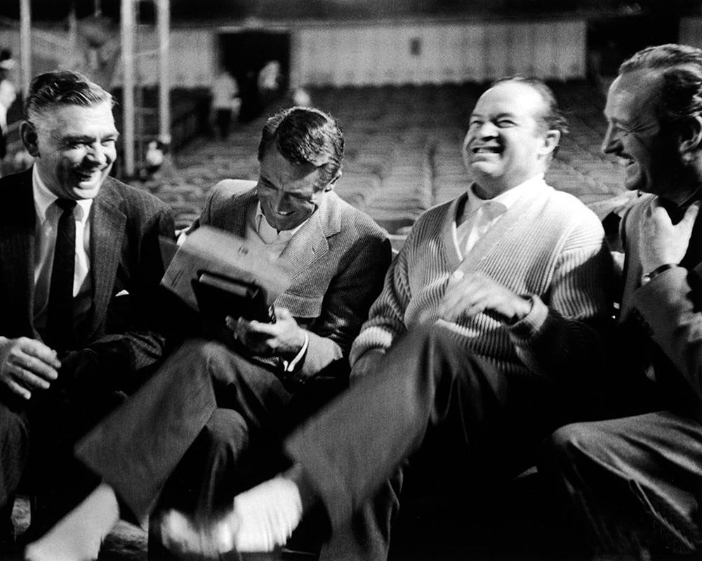 Clark Gable, Cary Grant, Bob Hope, David Niven, 1950 art print by Vintage Hollywood Archive for $57.95 CAD
