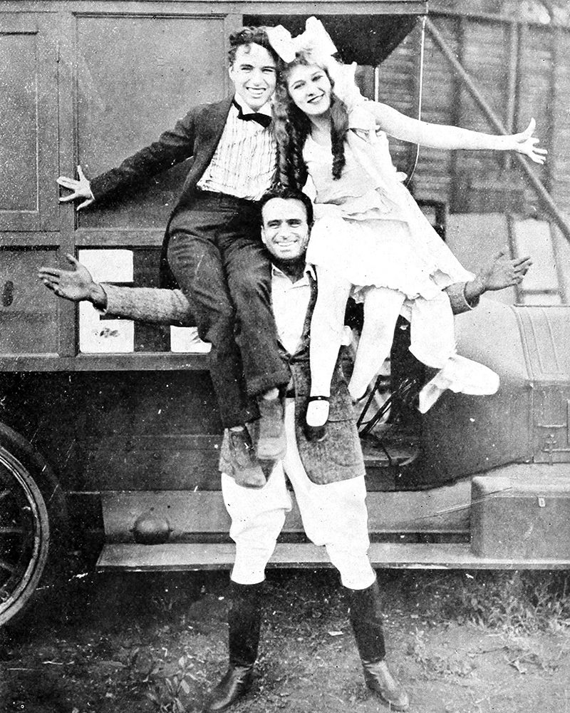 Douglas Fairbanks, Charlie Chaplin, Mary Pickford, When the Circus Comes to Town art print by Vintage Hollywood Archive for $57.95 CAD