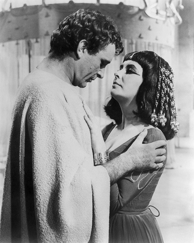 Richard Burton, Elizabeth Taylor, Cleopatra, 1963 art print by Vintage Hollywood Archive for $57.95 CAD