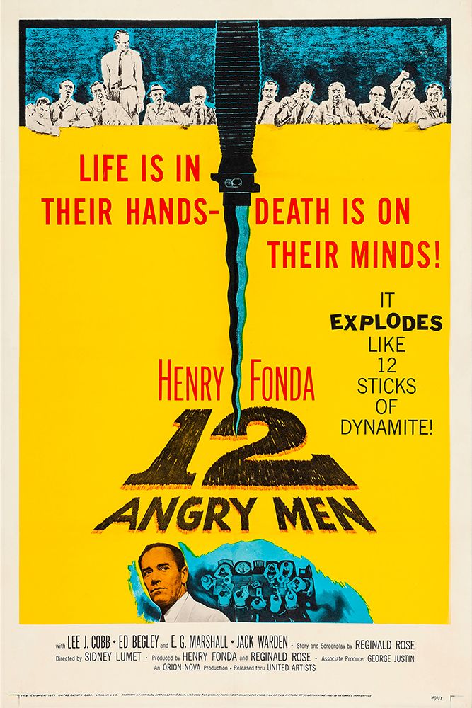 12 Angry Men-1957 art print by Vintage Hollywood Archive for $57.95 CAD