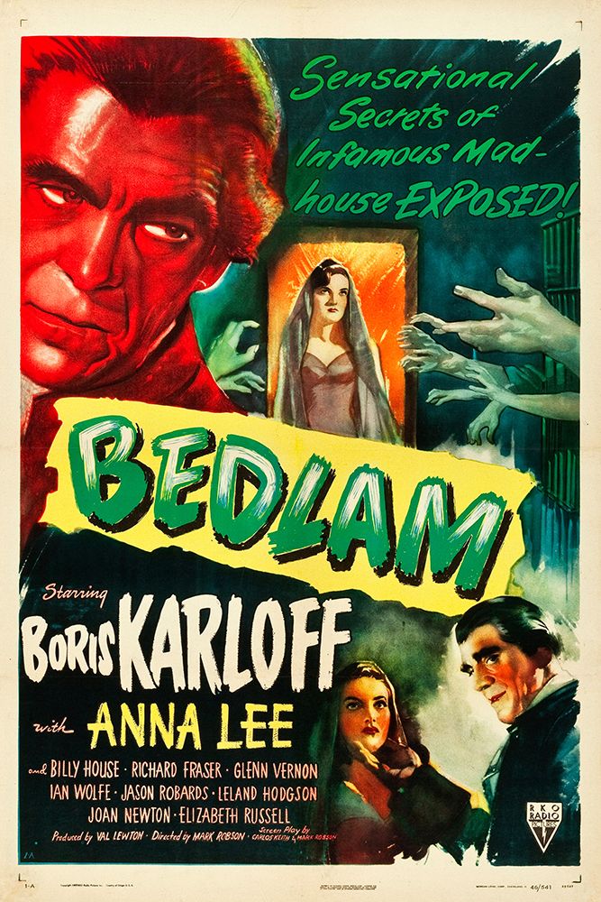 Bedlam-1945 art print by Vintage Hollywood Archive for $57.95 CAD