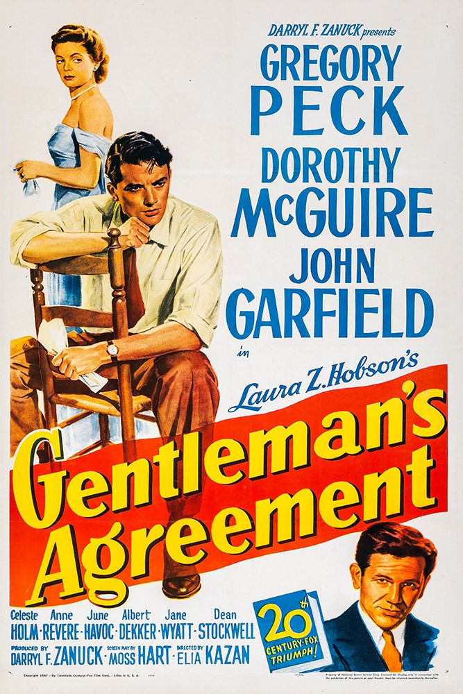Gentlemans Agreement-1947 art print by Vintage Hollywood Archive for $57.95 CAD