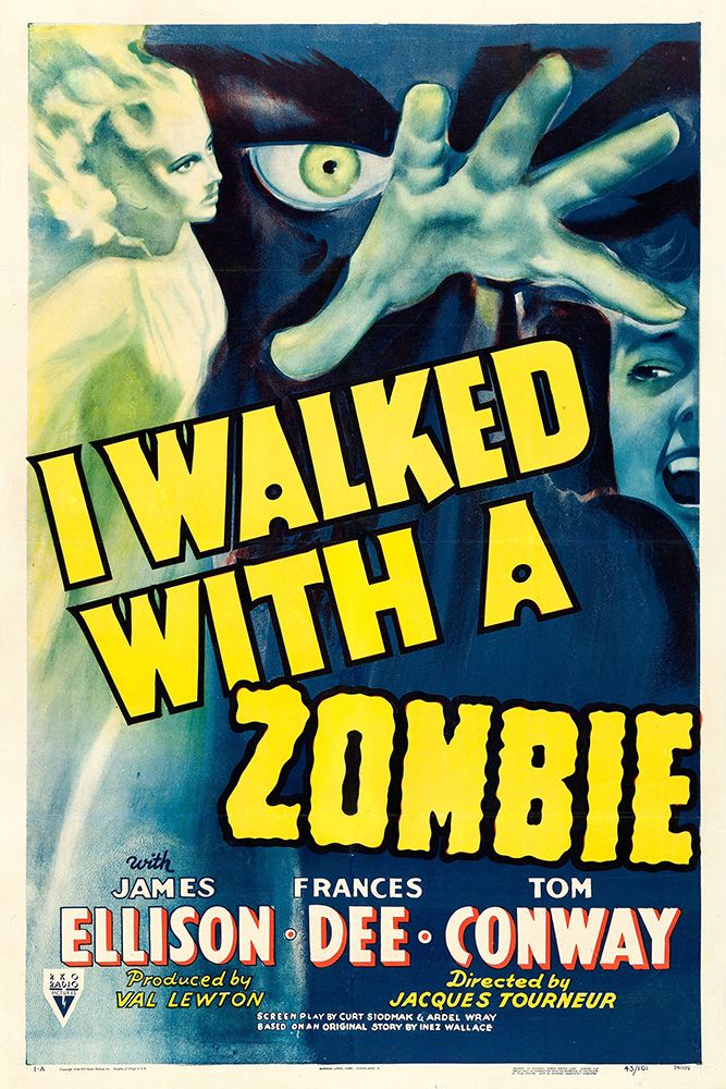 I Walked with a Zombie-1943 art print by Vintage Hollywood Archive for $57.95 CAD
