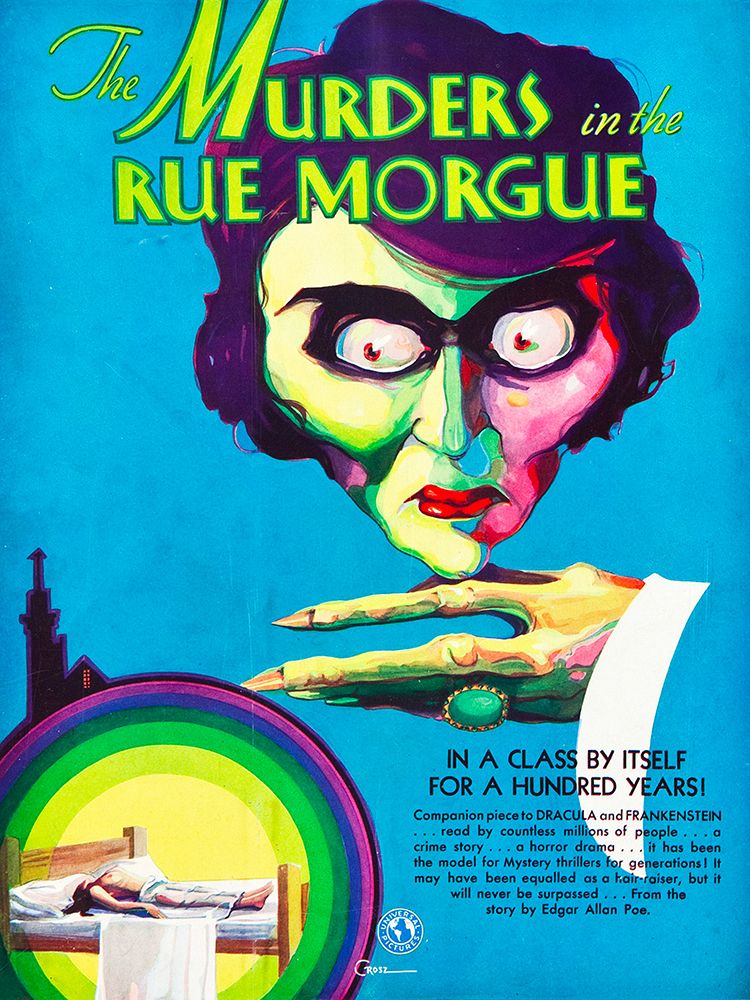 Murders in the Rue Morgue-1931 art print by Vintage Hollywood Archive for $57.95 CAD