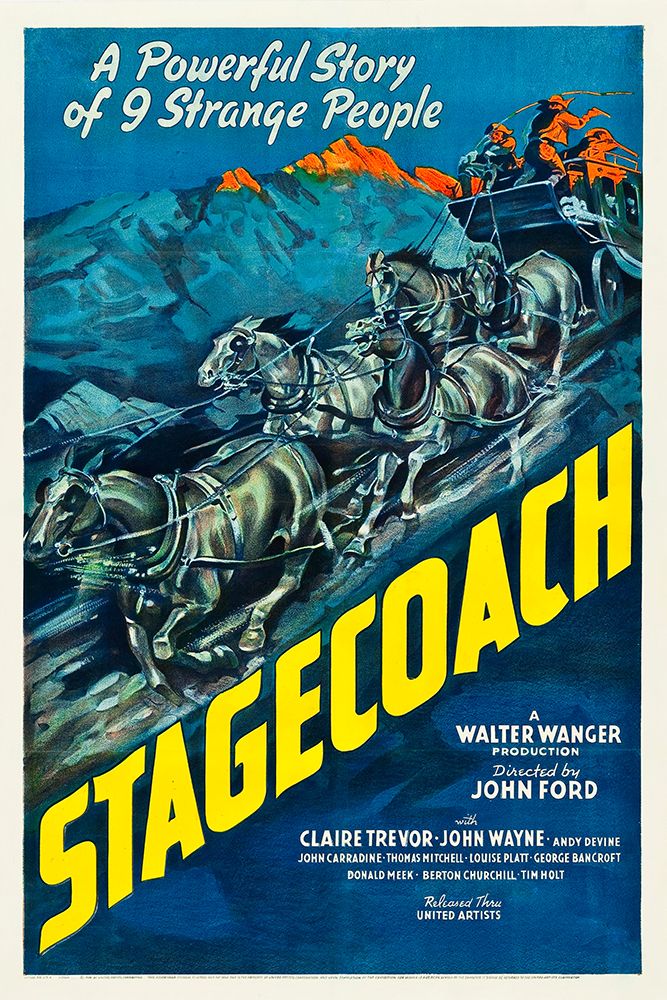 Stagecoach-1939 art print by Vintage Hollywood Archive for $57.95 CAD