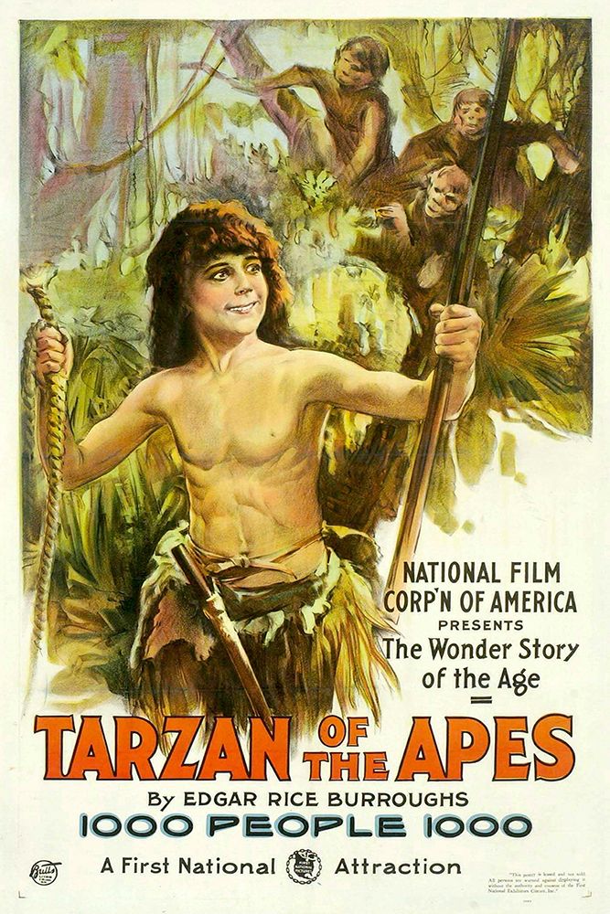 Tarzan of the Apes-1918 art print by Vintage Hollywood Archive for $57.95 CAD