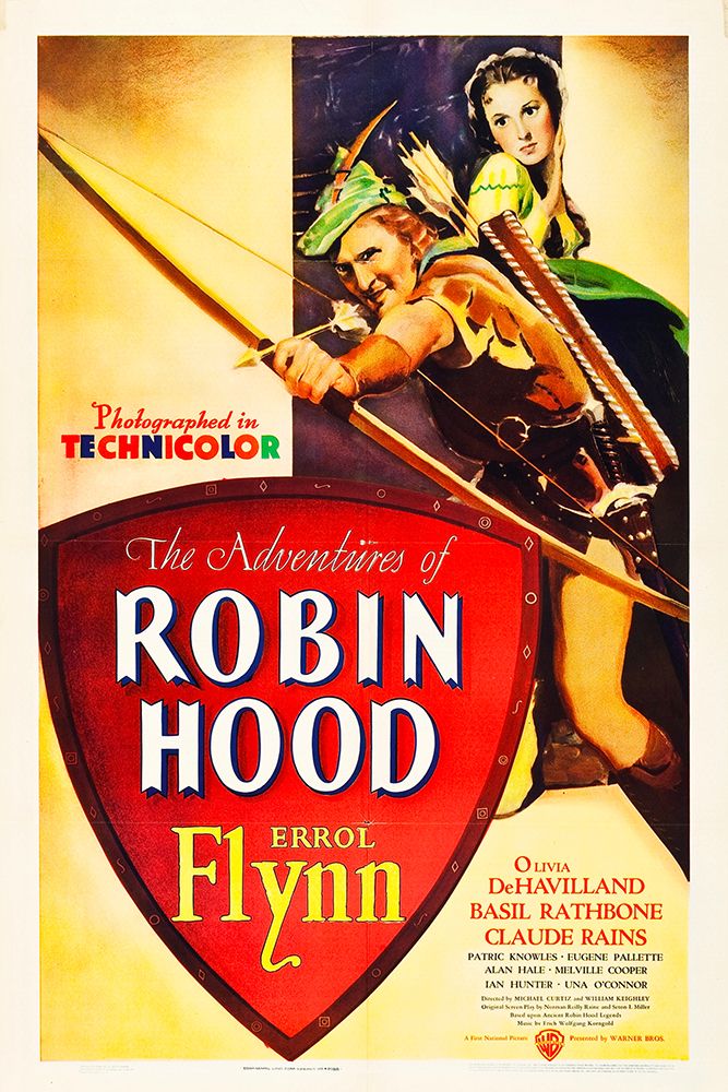 The Adventures of Robin Hood-1938 art print by Vintage Hollywood Archive for $57.95 CAD