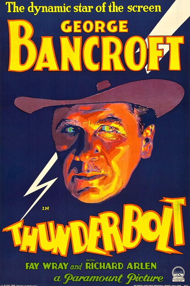 Thunderbolt-1929 art print by Vintage Hollywood Archive for $57.95 CAD