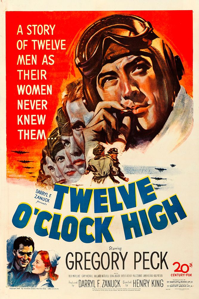 Twelve OClock High-1949 art print by Vintage Hollywood Archive for $57.95 CAD