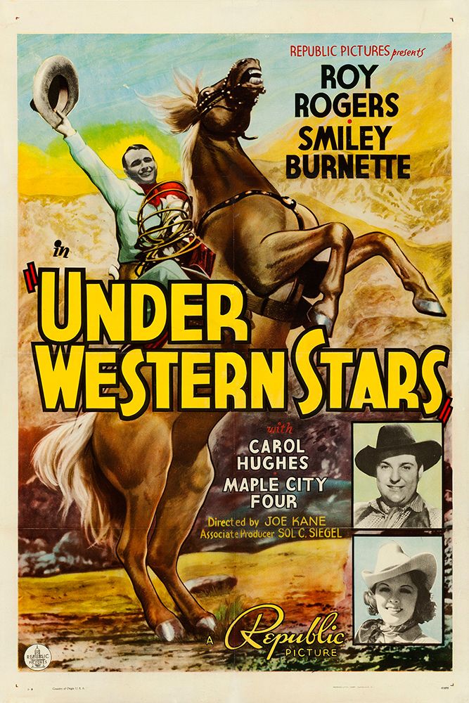 Under Western Stars-1938 art print by Vintage Hollywood Archive for $57.95 CAD