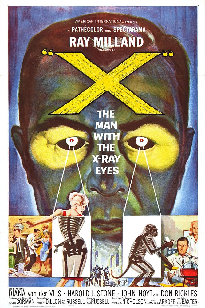 X The Man with the X-Ray eyes-1963 art print by Vintage Hollywood Archive for $57.95 CAD