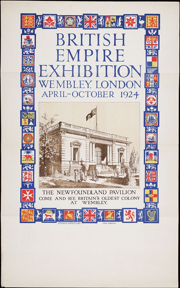 British Empire Exhibition-1924-Newfoundland art print by Worlds Fair Posters for $57.95 CAD