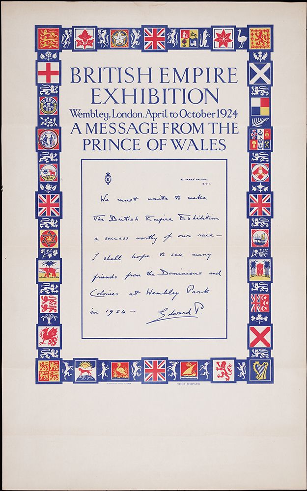 British Empire Exhibition-1924-Prince of Wales art print by Worlds Fair Posters for $57.95 CAD