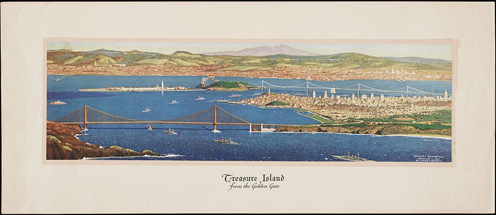 San Francisco-1915-Panorama Golden Gate art print by Worlds Fair Posters for $57.95 CAD