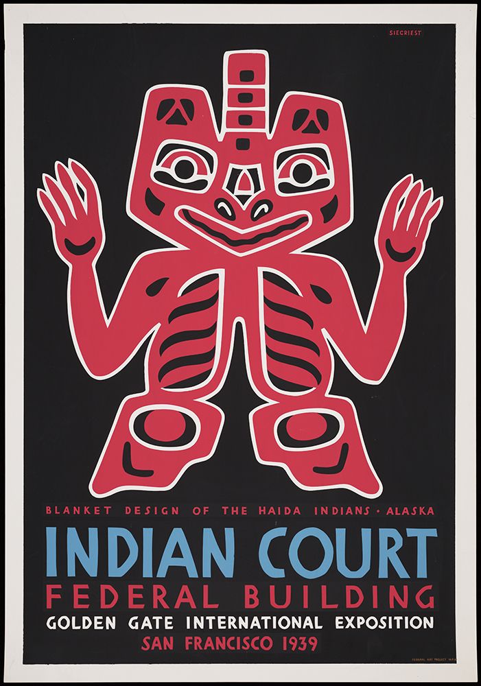 San Francisco-1939-Haida Indians-Alaska art print by Worlds Fair Posters for $57.95 CAD