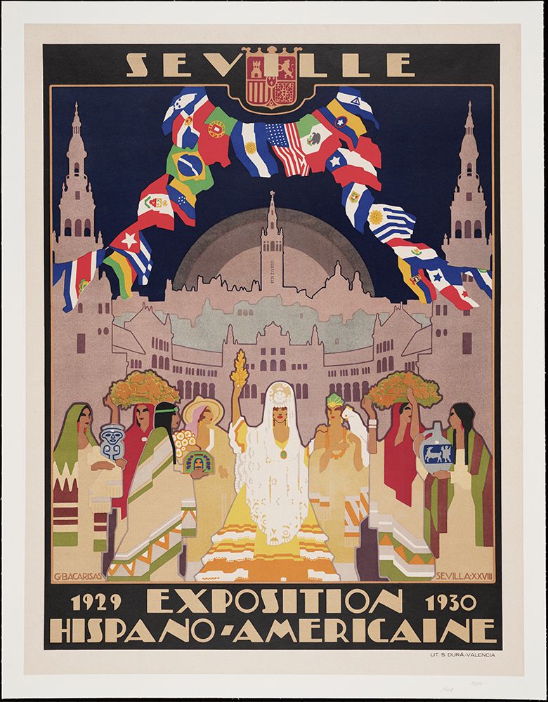 Seville Hispani-Americaine-1930 art print by Worlds Fair Posters for $57.95 CAD