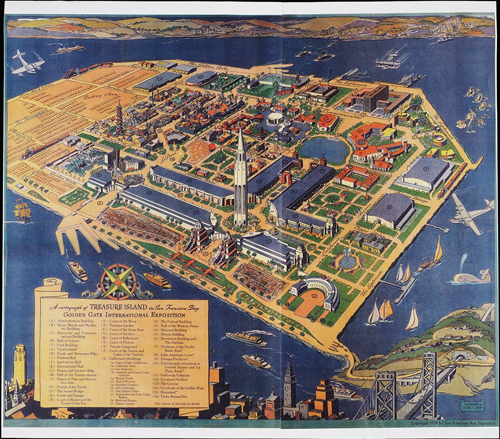 Treasure Island SF art print by Worlds Fair Posters for $57.95 CAD