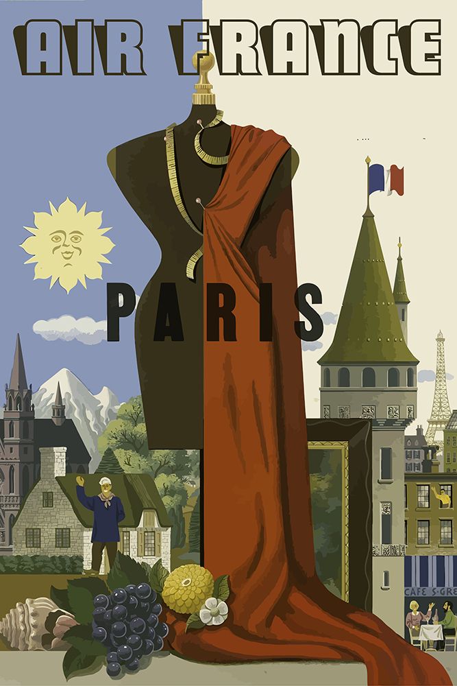 Air France art print by Vintage Travel Posters for $57.95 CAD