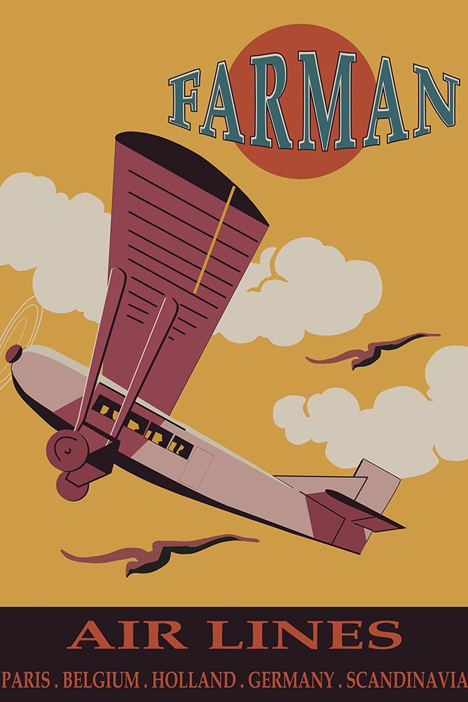 Airplane Travel art print by Vintage Travel Posters for $57.95 CAD