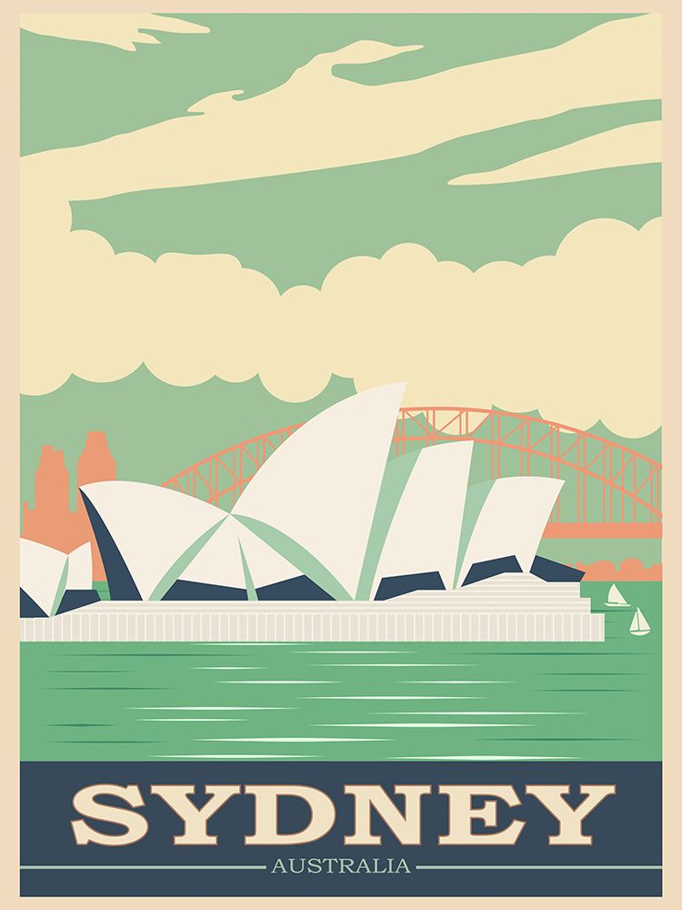 Australia Sydney Poster art print by Vintage Travel Posters for $57.95 CAD