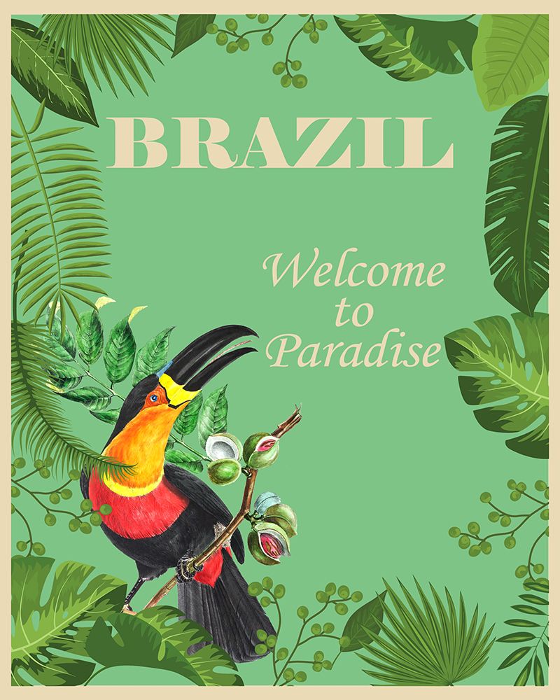 Brazil Travel Poster art print by Vintage Travel Posters for $57.95 CAD