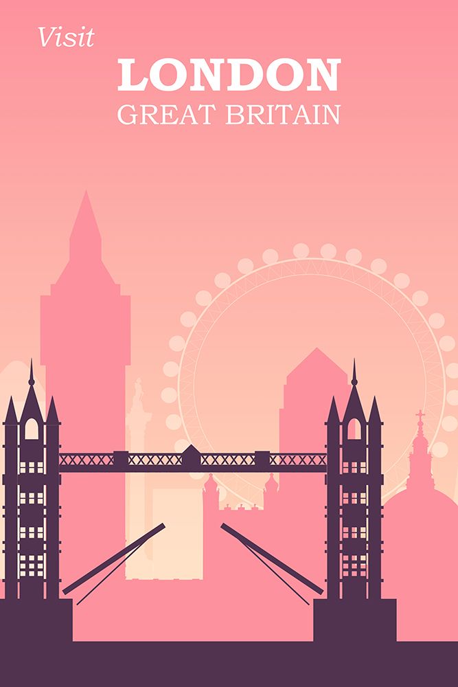 London Travel Poster art print by Vintage Travel Posters for $57.95 CAD