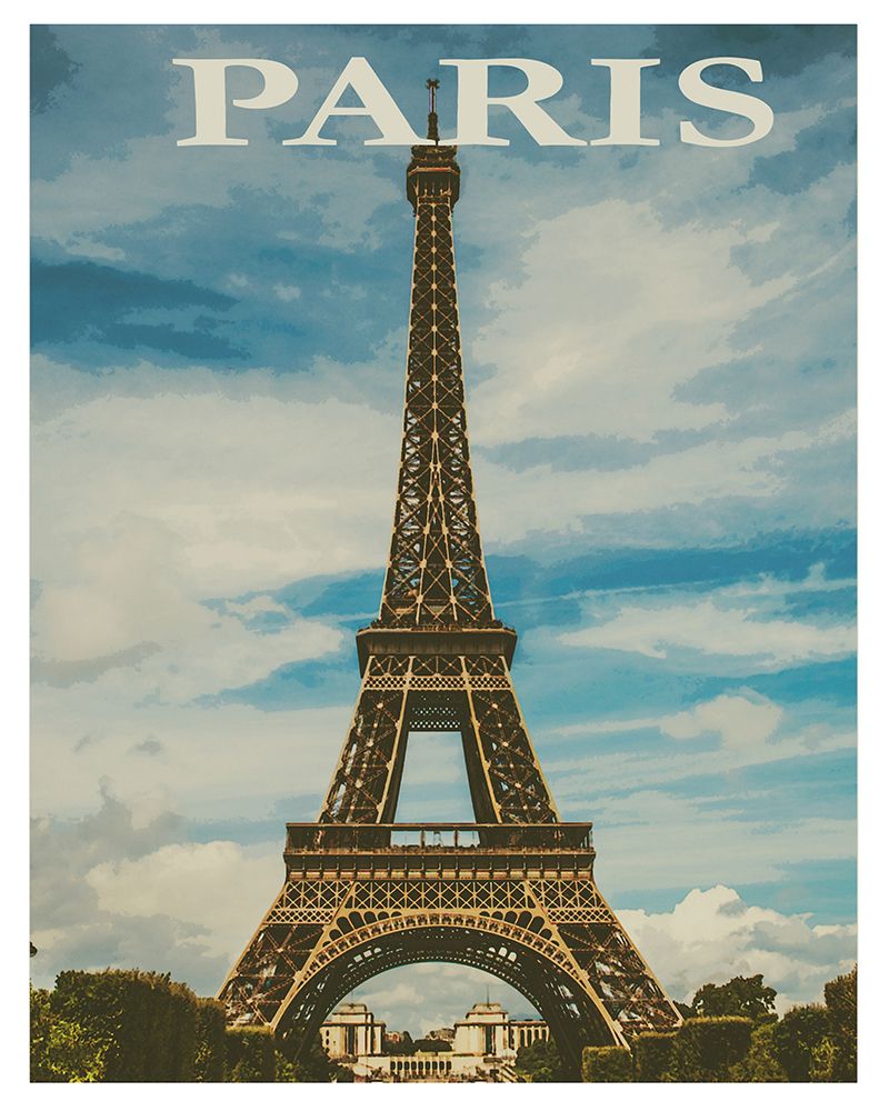 Paris France Travel Poster art print by Vintage Travel Posters for $57.95 CAD